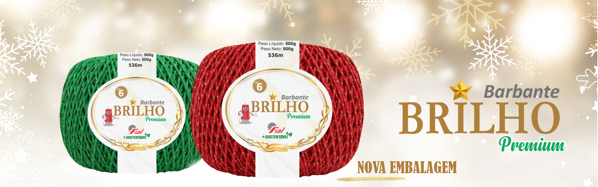 Barbante Brilho Premium